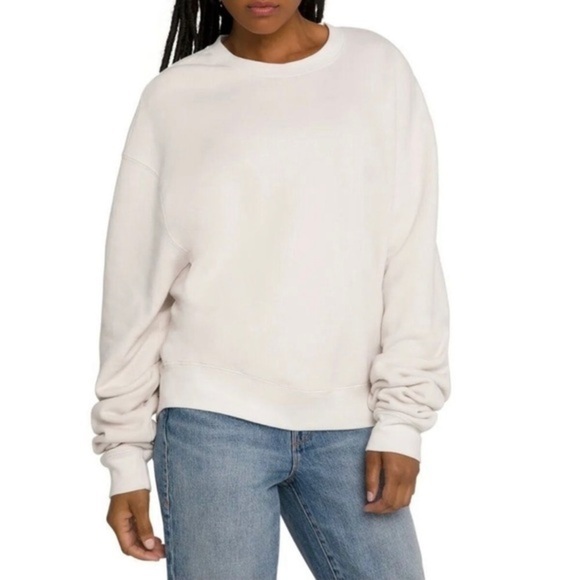 Good American Boyfriend Pullover Women's Sweatshirt Size 5/6 NWT - Picture 1 of 4